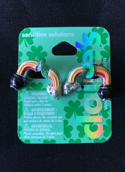 ST PATRICKS DAY POT OF GOLD EARRINGS
