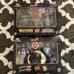 Marvel Legends Gamerverse Captain America vs Venom 2-pack and Silver Samurai