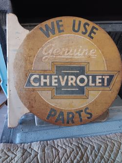 Original chevy sign