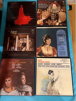 Collection of six vintage classical vinyl