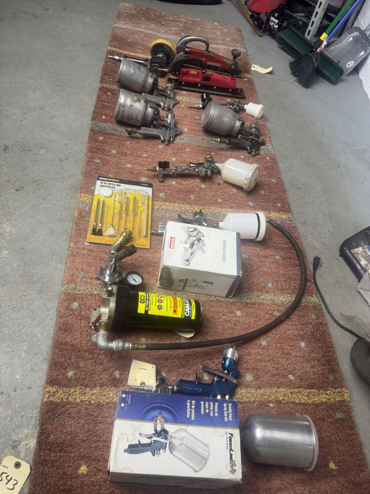 Auto Body Paint Guns And Sanders