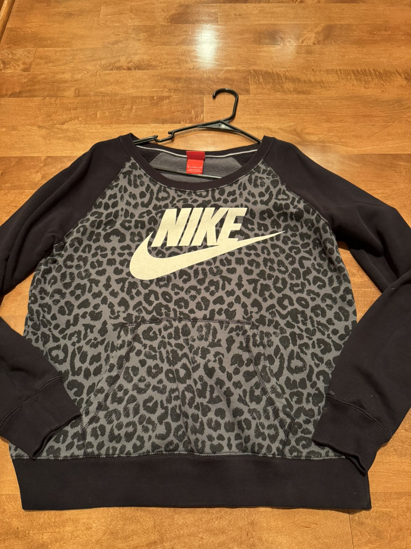 Women’s Nike Leopard Print Sweatshirt Shipping Available