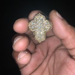 Diamond Cross Ring