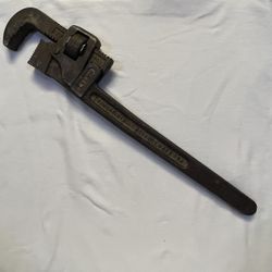 VINTAGE TRIMO Pipe Wrench HEAVY DUTY SIZE 18”