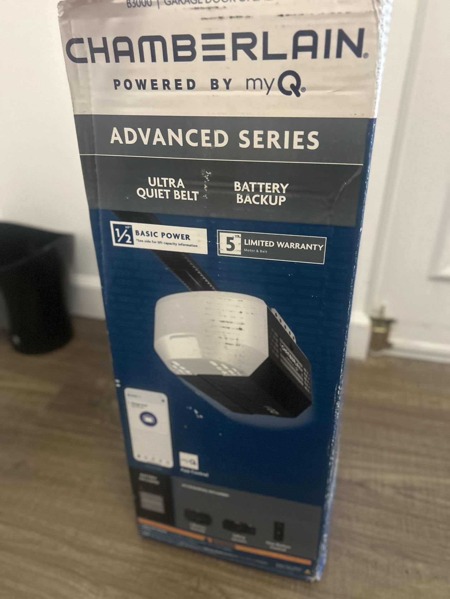 Brand New – Chamberlain B3000 Smart Garage Door Opener (myQ | Advanced Series)