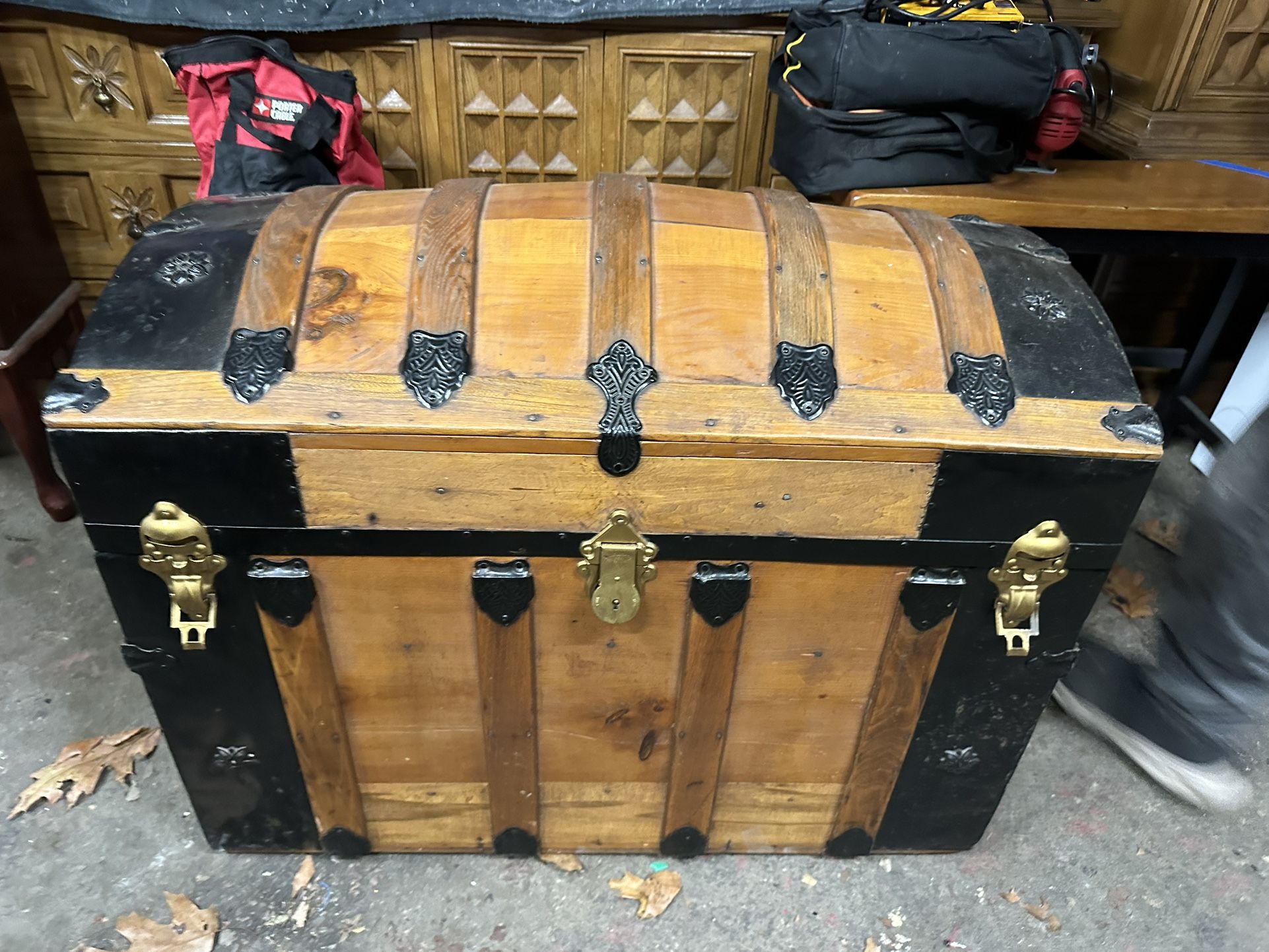 Antique Trunk Restored