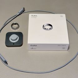 Oura Ring 4 (Smart Ring) Size 10 - Silver