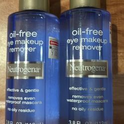 2 Neutrogena Eye Makeup Remover 