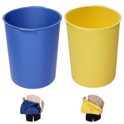 94#2 Pcs 5 Gallon Bucket Liner for Concrete Mix, Reusable Silicone Mortar Bucket Liner for Thinset Paint Concrete Epoxy Mixing, Heavy-duty Grout Mixer