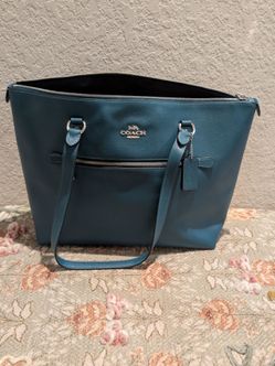 Coach Teal Tote