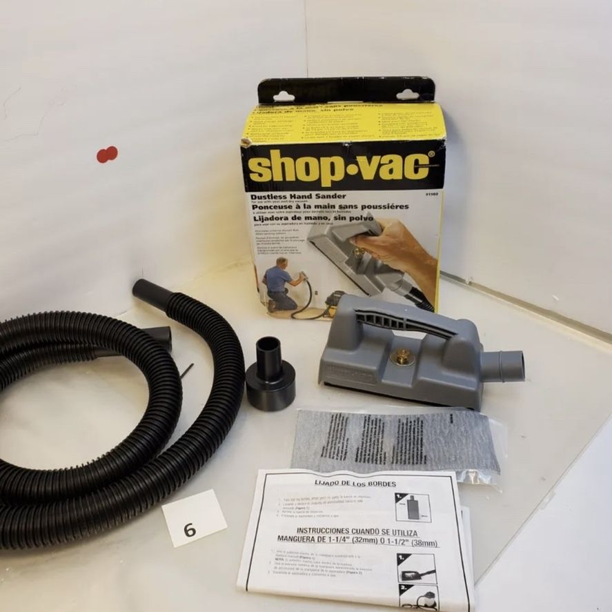 Shop vac sale dustless hand sander