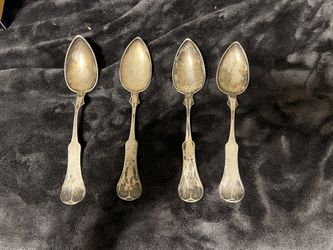 David Kinsey Silver Spoons Circa 1850
