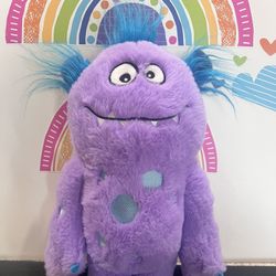 HALLOWEEN SNUGGLE MONSTER!!  12 INCH PURPLE AND BLUE!!  Super Cool