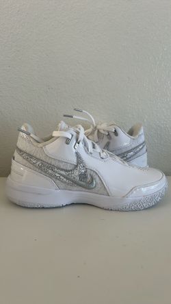 Nike LeBron NXXT Gen AMPD White Metallic Silver Men’s Size 8.5 NEW