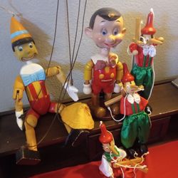 Wooden Pinocchio's