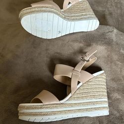 Women Tan Wedges