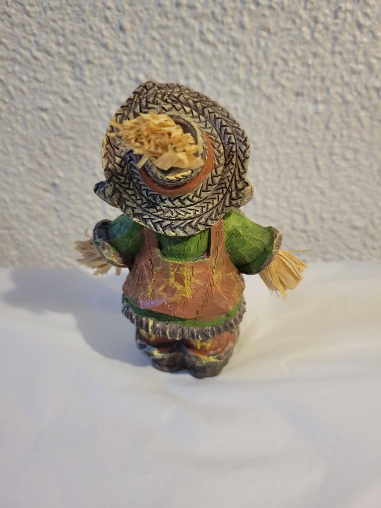 Adorable Fall Vintage Scarecrow Girl