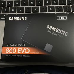 Samsung 860 EVO  2.5” 1tb SSD . NEW!