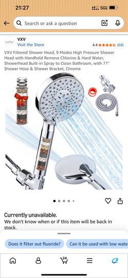 Filtered shower head