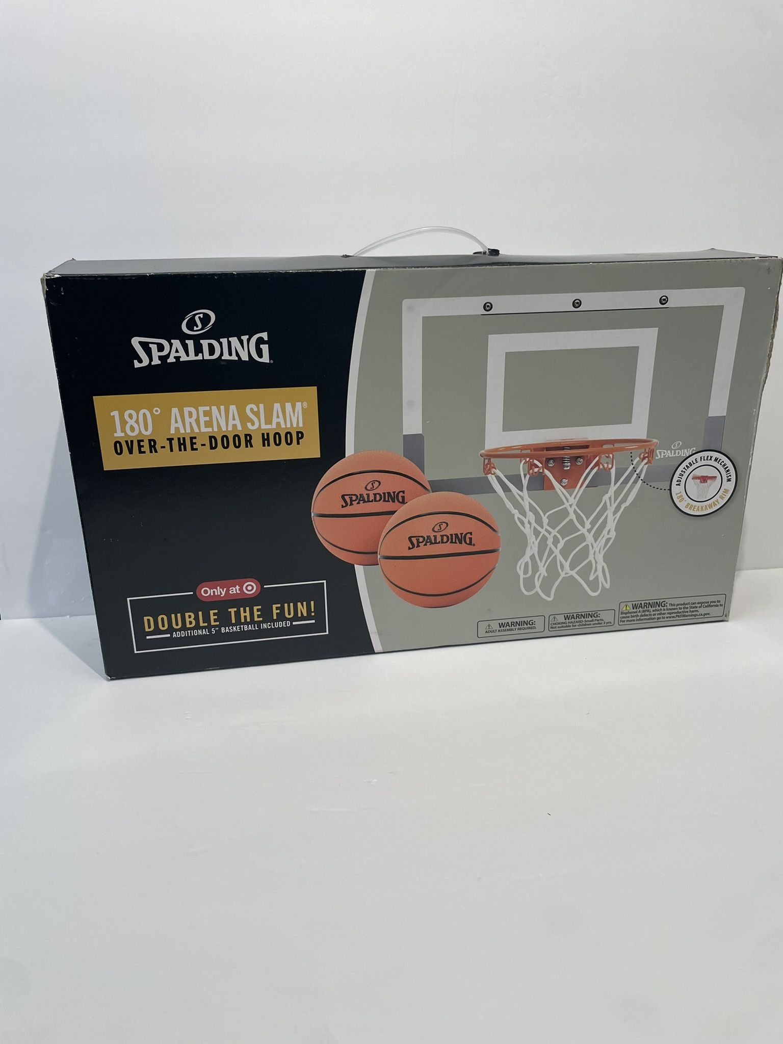 Spalding 180 Arena Slam Over-The-Door Basketball Hoop