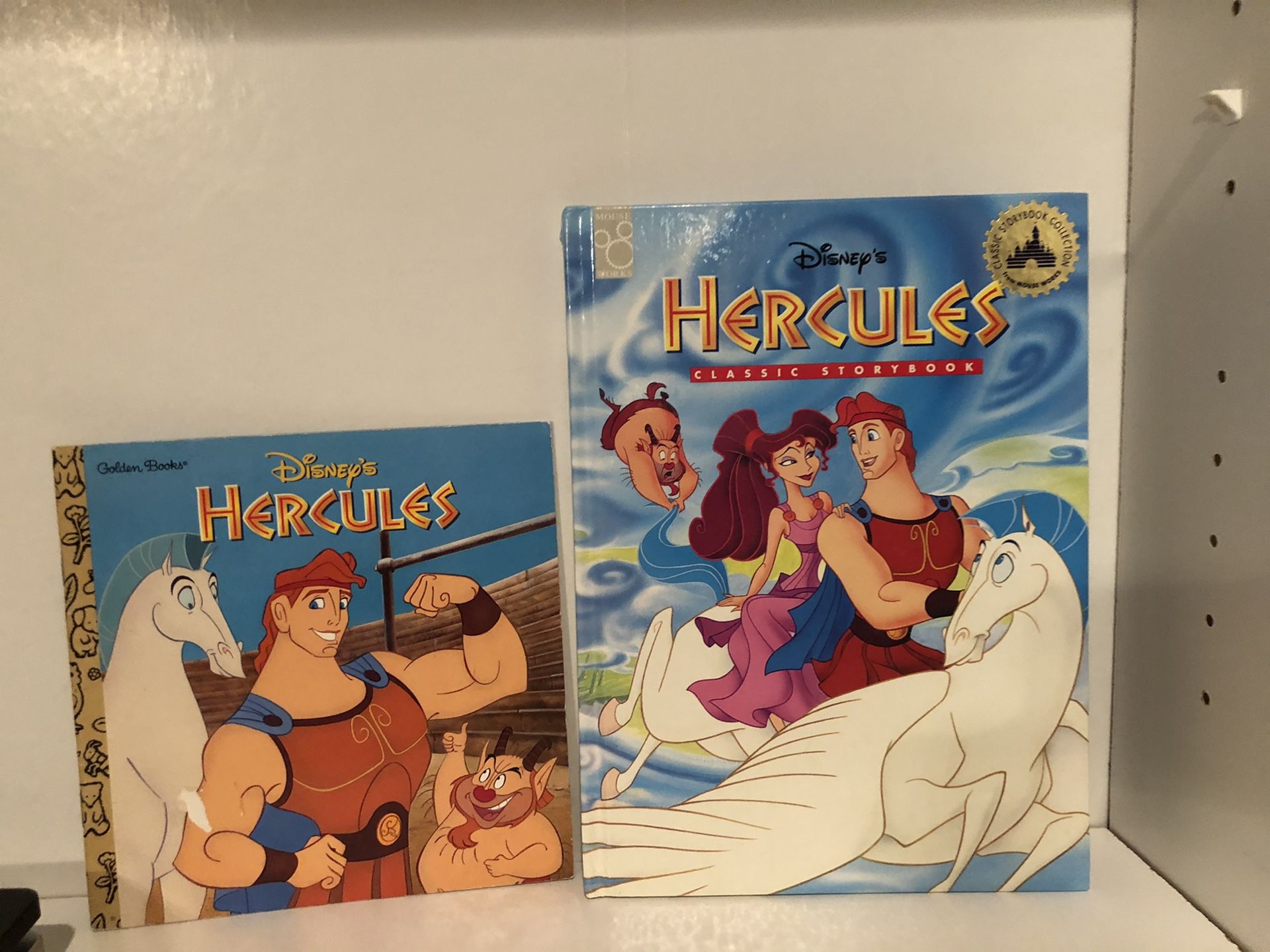 Disney Hercules vintage book lot Disney Hercules classic storybook, Walt Disney's Hercules book, Disney Hercules book, Hercules Storybook