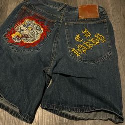 Ed Hardy Denim Shorts
