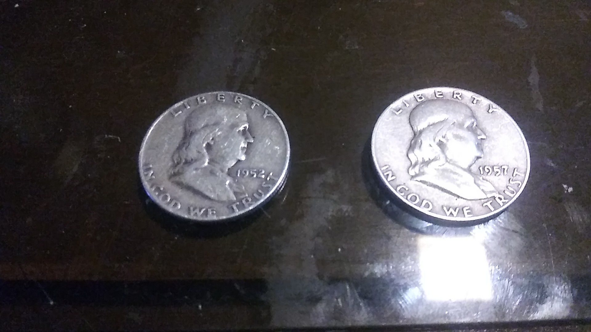 Half dollar 1952 and 1957