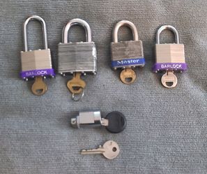 4 padlocks- 1 Plug lock 🔐
