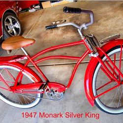1947 Monarck Silver King Bicycle 