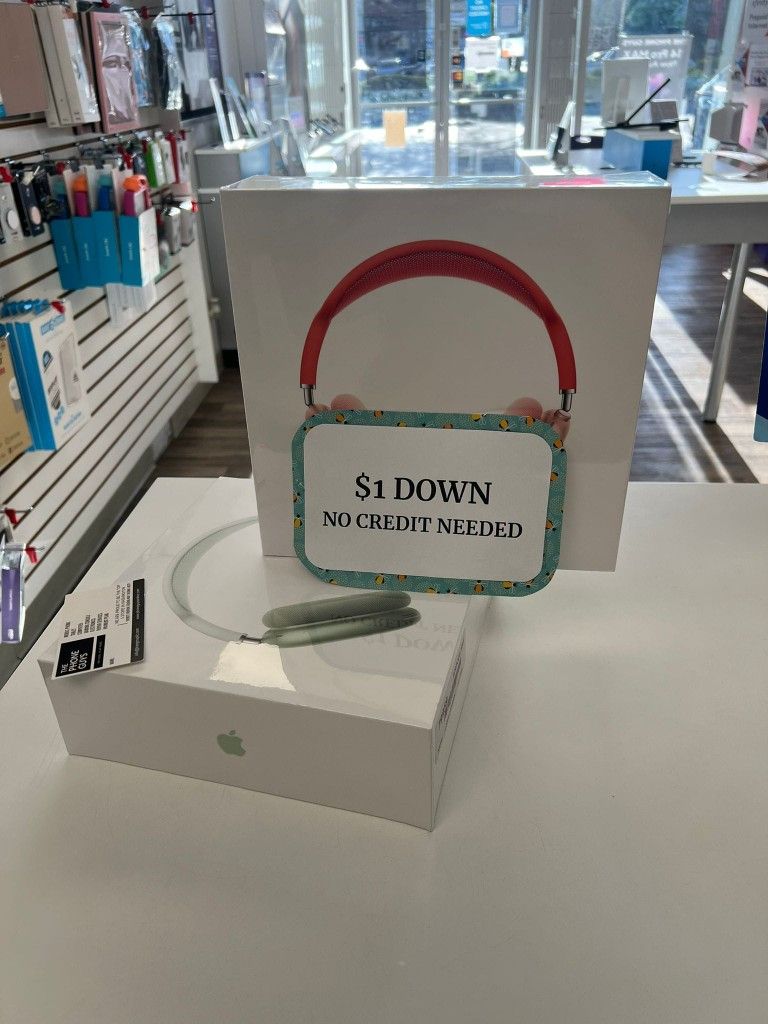 New Apple Airpods Max Bluetooth Headphones - 90 DAY WARRANTY - $1 DOWN - NO CREDIT NEEDED