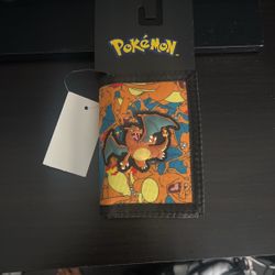 Kids Trifold Charizard Pokemon Wallet