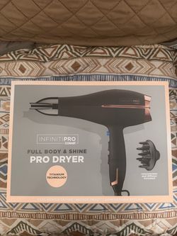 Conair InfinitiPRO 1875W Hair Dryer with Diffuser - Black