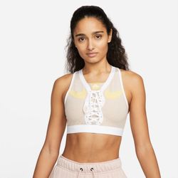 NWoT Nike Air Force 1 AF1 Swoosh Lace Up Sports Bra Cropped Top S