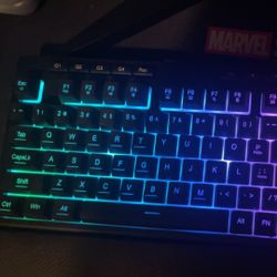 Black Wired Redragon K512 shiva rgb keyboard