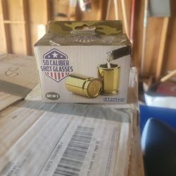 50 Caliber Shot Glasses