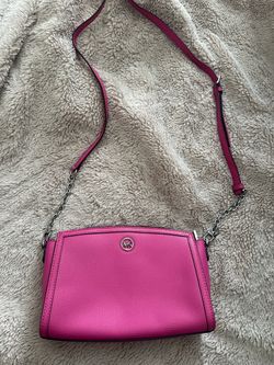 Michael Kors Pink Leather Crossbody Bag