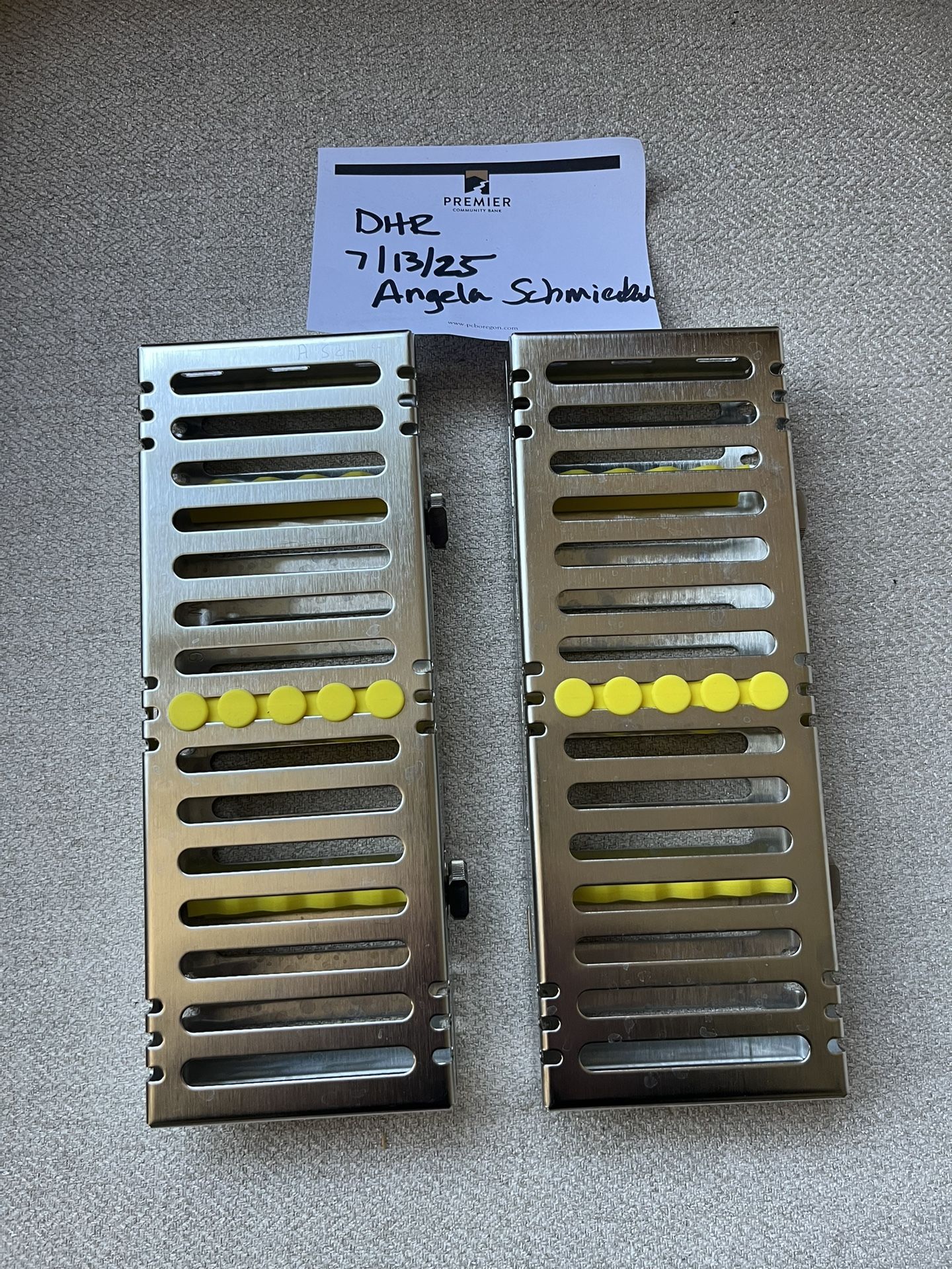2 sets of small dental cassettes and files