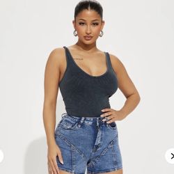 Washed Seamless Bodysuit