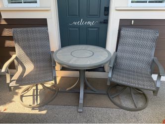 Outdoor set - table with 2 chairs