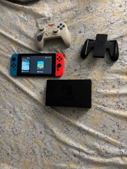 Nintendo switch and controller