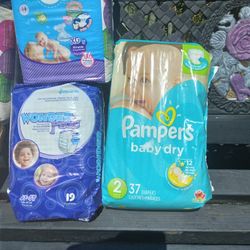 Diapers,    $5.00 The Package 