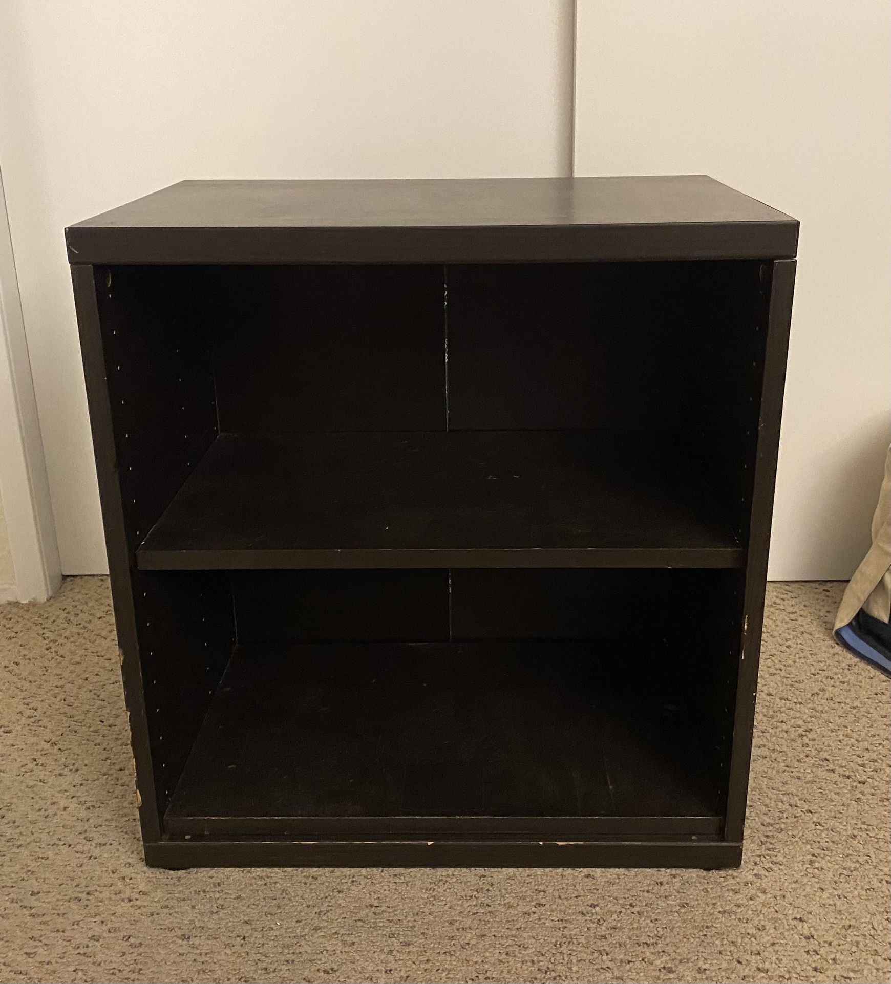 Two-Shelf Bookcase / Storage Cabinet 