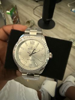 Invicta sliver watch