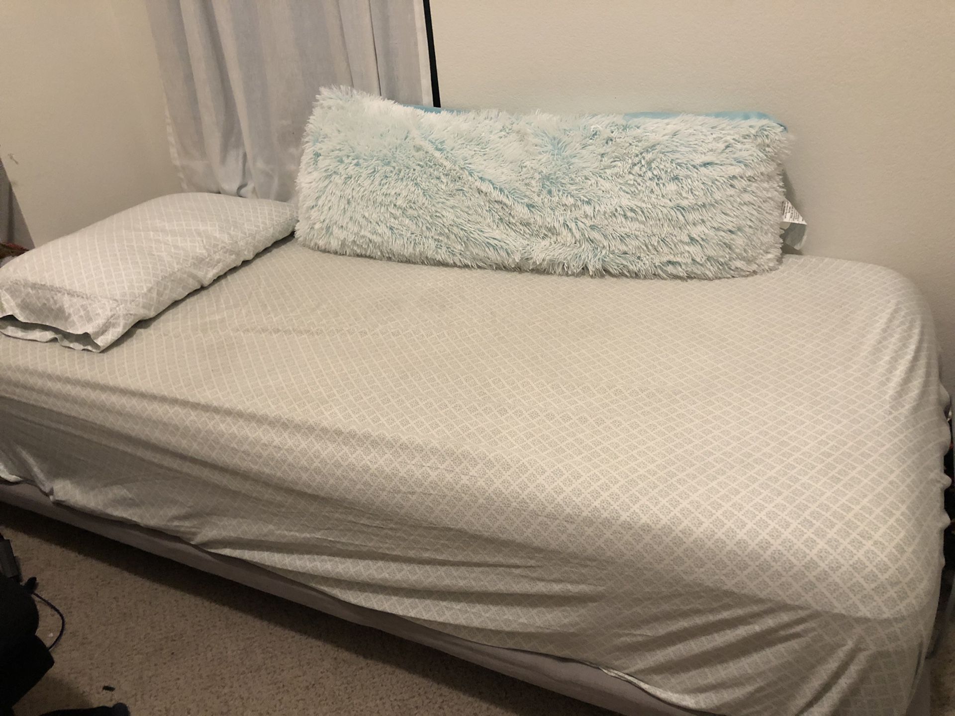 Adjustable Bed Frame with Twin XL mattress