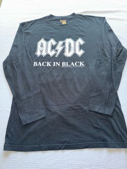 AC/DC Back in Black Long Sleeve Shirt
