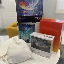 Moving Sale – Final 5 Jigsaw Puzzles (Includes Mystery Challenge Puzzle!) $10 OBO