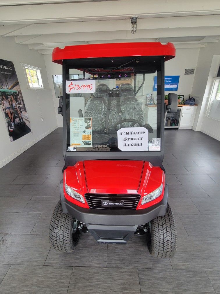 2025 Bintelli Beyond 6-Passenger Non-Lifted 48-Volt Street Legal LSV Golf Cart