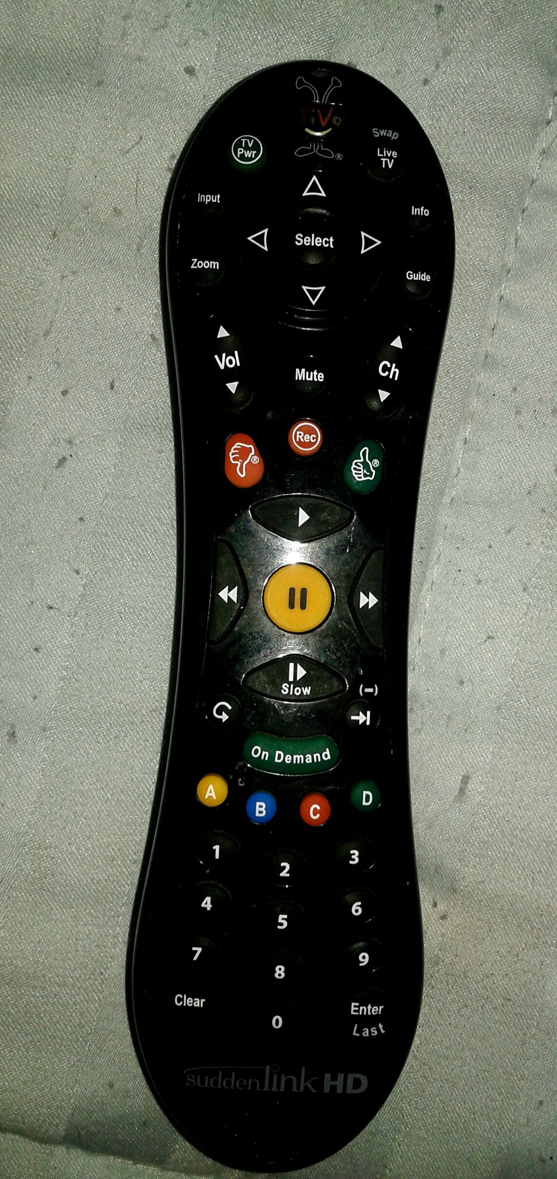 Suddenlink TiVo remote