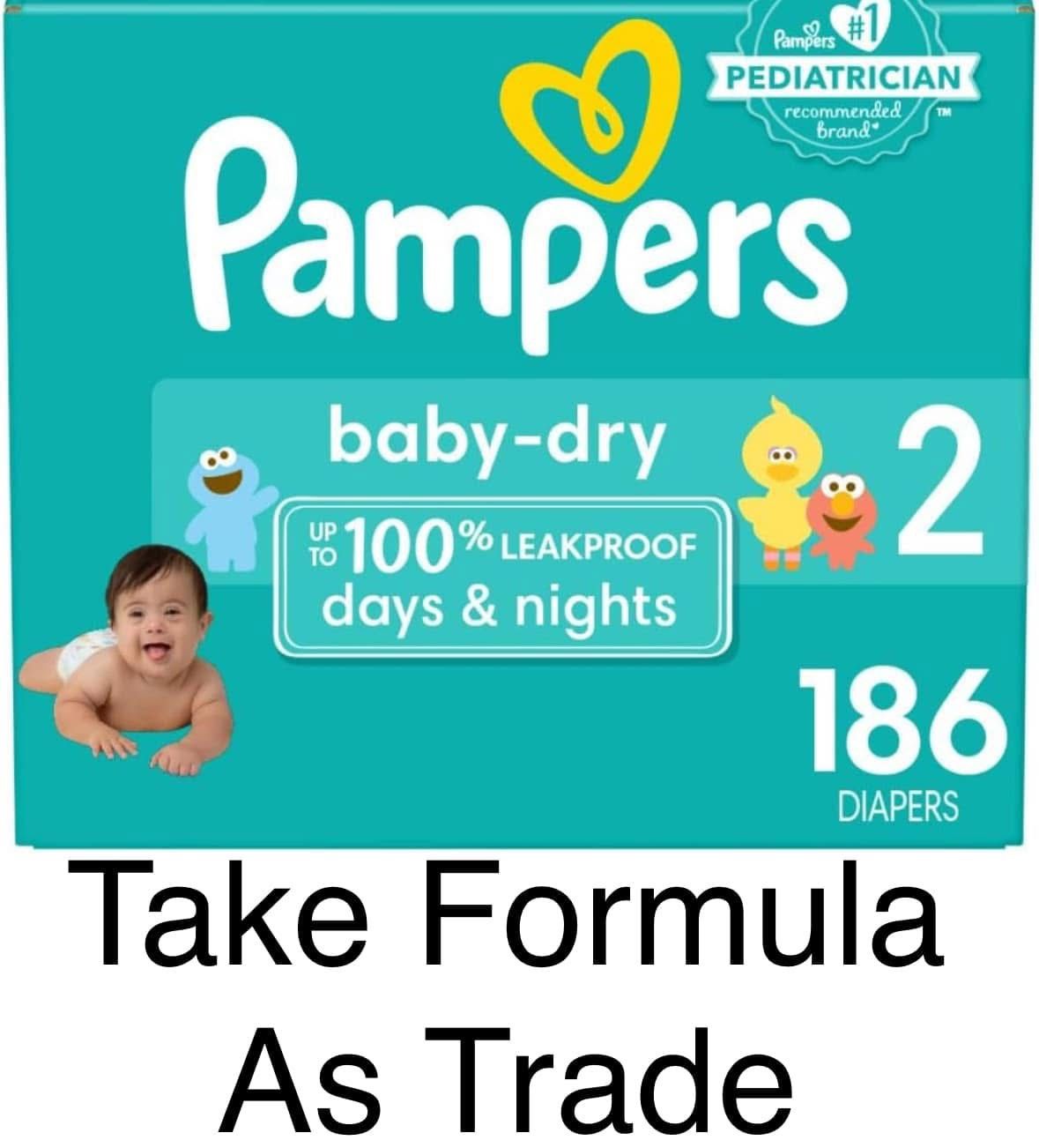 Pampers Baby Dry Size 2 -Diapers - Pañales
