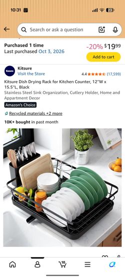 New dish drying rack